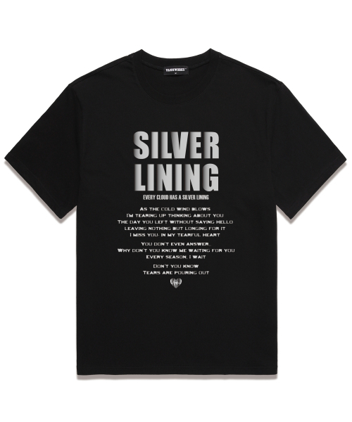 VANNWORKS(バンワークス)の「SILVER LINING 半袖Tシャツ (VS0131) ブラック(Tシャツ/カットソー・レディース・その他・MEDIUM/LARGE/X-LARGE/XX-LARGE/SMALL)」の1枚目の写真