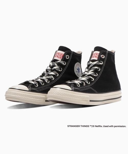 CONVERSE(コンバース)の「CONVERSE×STRANGER THINGS/コンバース×ストレンジャー・シングス/ALLSTAR AGED 87 CL HI(スニーカー・メンズ・モスグリーン/レッド/ブラック・8/9.5/9/8.5)」の1枚目の写真