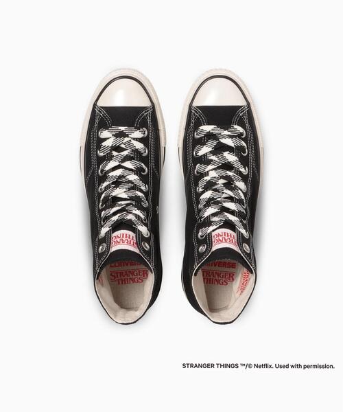 CONVERSE(コンバース)の「CONVERSE×STRANGER THINGS/コンバース×ストレンジャー・シングス/ALLSTAR AGED 87 CL HI(スニーカー・メンズ・モスグリーン/レッド/ブラック・8/9.5/9/8.5)」の4枚目の写真