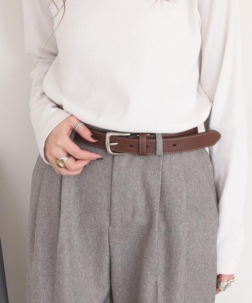 BEVERLY HILLS POLO CLUB（ビバリーヒルズポロクラブ）の「BEVERLY HILLS POLO CLUB シングルピンベルト（ベルト・メンズ・ブラック系/ダークブラウン/ブラウン系/ブラック・FREE/F）」の13枚目の写真