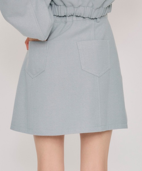 REDYAZEL（レディアゼル）の「【セットアップ可能】ハイウエストフレアミニスカート（スカート・レディース・サックスブルー/アイボリー/チャコールグレー・FREE）」の14枚目の写真