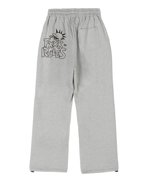 crump（クランプ）の「パックザルールズ スウェットパンツ [メランジ]（スウェットパンツ・レディース・グレー系・MEDIUM/LARGE/X-LARGE）」の2枚目の写真