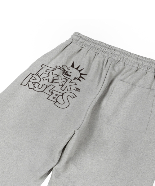 crump（クランプ）の「パックザルールズ スウェットパンツ [メランジ]（スウェットパンツ・レディース・グレー系・MEDIUM/LARGE/X-LARGE）」の4枚目の写真