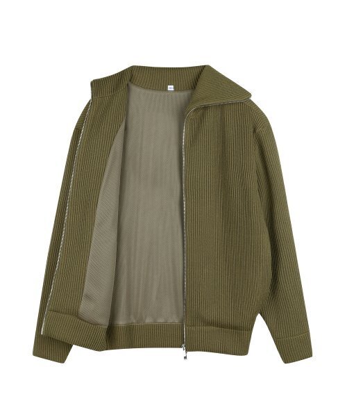 YOUNEEDGARMENTS(ユーニーズガーメンツ)の「エクセラ ハイネック ジップアップ (オリーブ)(カーディガン/ボレロ・メンズ・その他・40/38)」の2枚目の写真