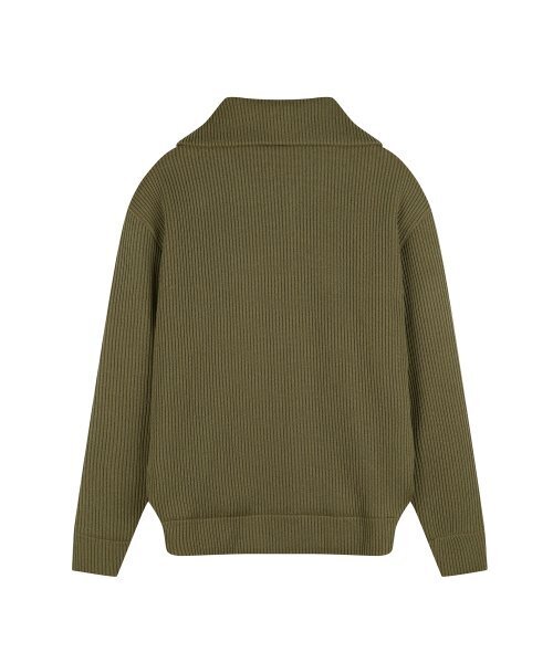 YOUNEEDGARMENTS(ユーニーズガーメンツ)の「エクセラ ハイネック ジップアップ (オリーブ)(カーディガン/ボレロ・メンズ・その他・40/38)」の3枚目の写真