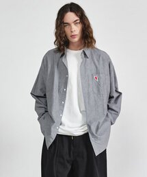 ペリカンワッペンオックスフォードシャツブラック
