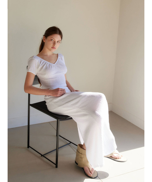 MOIFAIRE（モイフェア）の「ROSE LONG SKIRT / WHITE（スカート・レディース・ホワイト・FREE）」の2枚目の写真