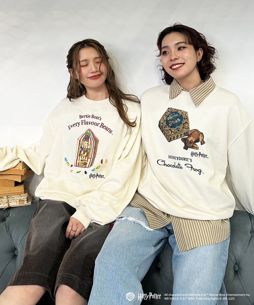 DOUBLE NAME（ダブルネーム）の「【Harry Potter】ハニーデュークス フロントモチーフプルオーバー（その他トップス・レディース・ネイビー/レッド・FREE）」の9枚目の写真