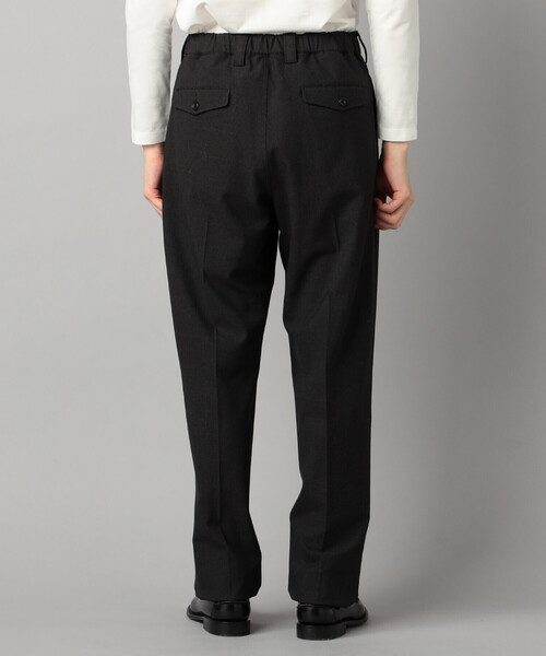 COMME CA MEN（コムサメン）の「【セットアップ対応】ソフトサーモ(R) グレンチェック 2タックパンツ（スラックス・メンズ・チャコールグレー・S/L/M）」の9枚目の写真