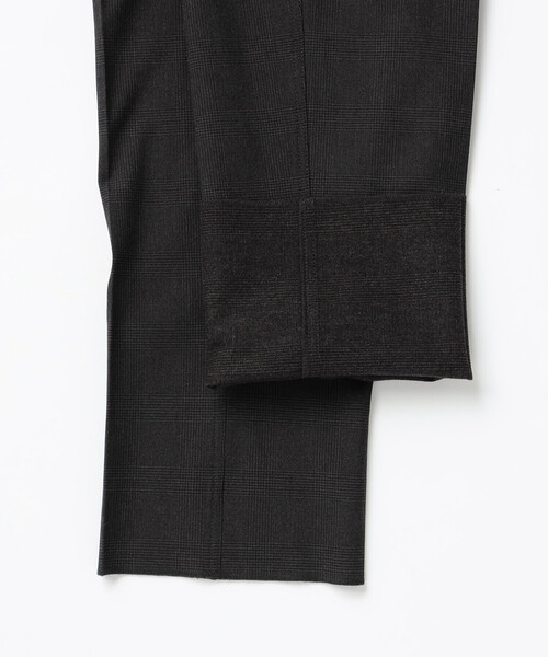 COMME CA MEN（コムサメン）の「【セットアップ対応】ソフトサーモ(R) グレンチェック 2タックパンツ（スラックス・メンズ・チャコールグレー・S/L/M）」の13枚目の写真