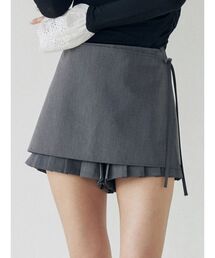 CALNAMUR | ラッププリーツショートパンツ(その他パンツ)