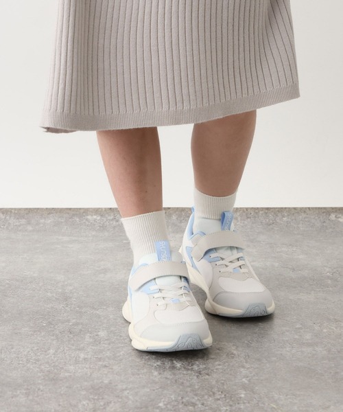 GLOBAL WORK（グローバルワーク）の「瞬足/配色スニーカ/618649（スニーカー・キッズ・オフホワイト/ブラック・22cm/21cm/20cm/19cm/18cm）」の6枚目の写真