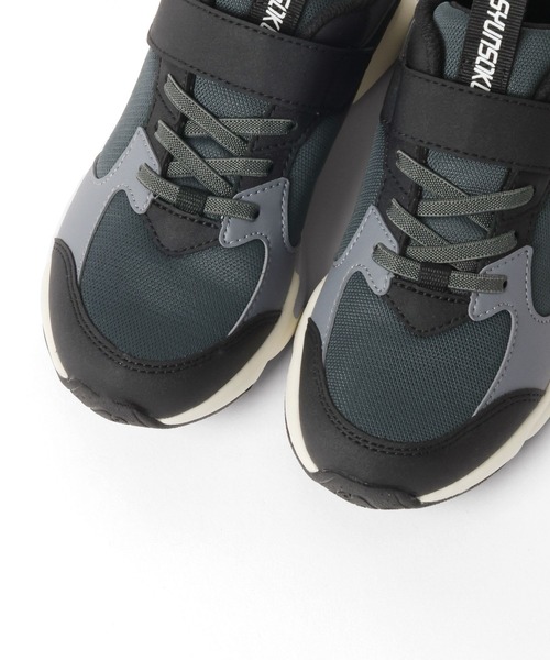 GLOBAL WORK（グローバルワーク）の「瞬足/配色スニーカ/618649（スニーカー・キッズ・オフホワイト/ブラック・22cm/21cm/20cm/19cm/18cm）」の13枚目の写真