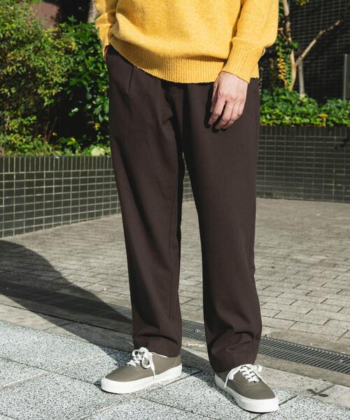 URBAN RESEARCH DOORS（アーバンリサーチドアーズ）の「起毛ウォームタッチイージートラウザー（その他パンツ・メンズ・ブラウン/ベージュ系その他/ブラック/チャコールグレー・SMALL/MEDIUM/LARGE）」の4枚目の写真