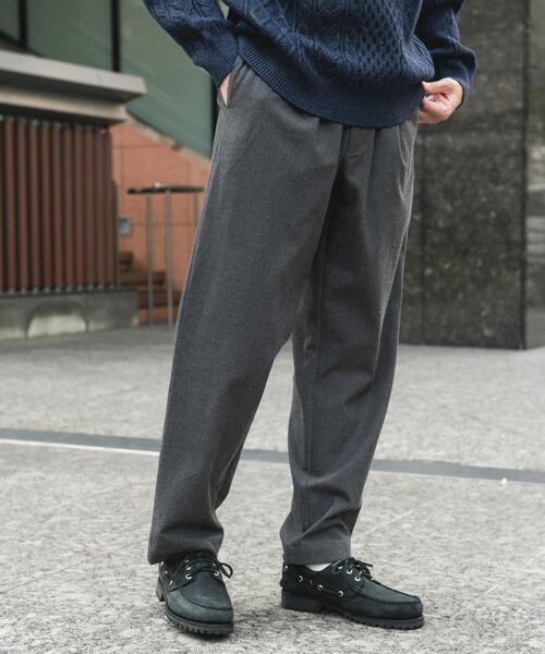 URBAN RESEARCH DOORS（アーバンリサーチドアーズ）の「起毛ウォームタッチイージートラウザー（その他パンツ・メンズ・ブラウン/ベージュ系その他/ブラック/チャコールグレー・SMALL/MEDIUM/LARGE）」の3枚目の写真