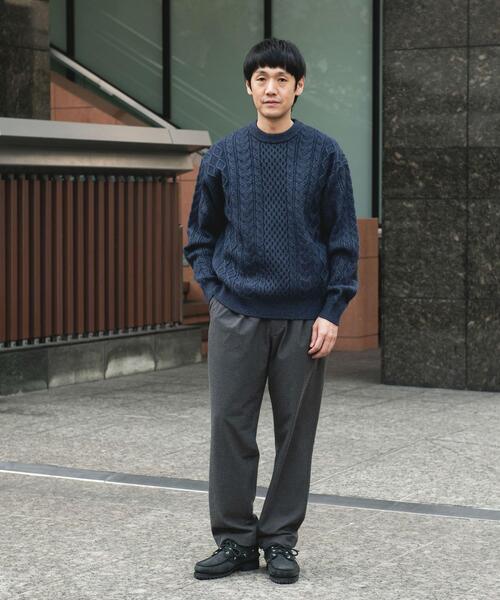 URBAN RESEARCH DOORS（アーバンリサーチドアーズ）の「起毛ウォームタッチイージートラウザー（その他パンツ・メンズ・ブラウン/ベージュ系その他/ブラック/チャコールグレー・SMALL/MEDIUM/LARGE）」の21枚目の写真