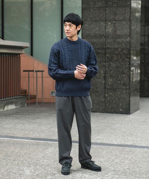 URBAN RESEARCH DOORS（アーバンリサーチドアーズ）の「起毛ウォームタッチイージートラウザー（その他パンツ・メンズ・ブラウン/ベージュ系その他/ブラック/チャコールグレー・SMALL/MEDIUM/LARGE）」の20枚目の写真