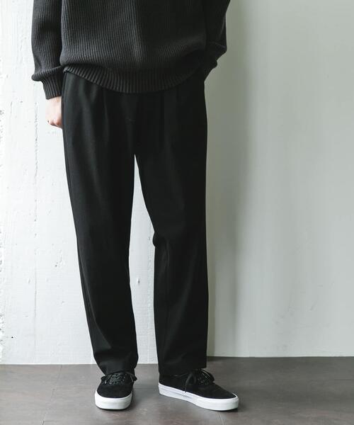 URBAN RESEARCH DOORS（アーバンリサーチドアーズ）の「起毛ウォームタッチイージートラウザー（その他パンツ・メンズ・ブラウン/ベージュ系その他/ブラック/チャコールグレー・SMALL/MEDIUM/LARGE）」の9枚目の写真