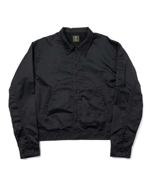 Noen(ノエン)の「ミリタリースイングトップジャケット(ミリタリージャケット・メンズ・ダークカーキ/ブラック・LARGE/MEDIUM)」の4枚目の写真