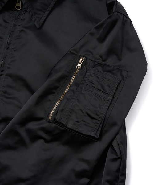 Noen(ノエン)の「ミリタリースイングトップジャケット(ミリタリージャケット・メンズ・ダークカーキ/ブラック・LARGE/MEDIUM)」の16枚目の写真