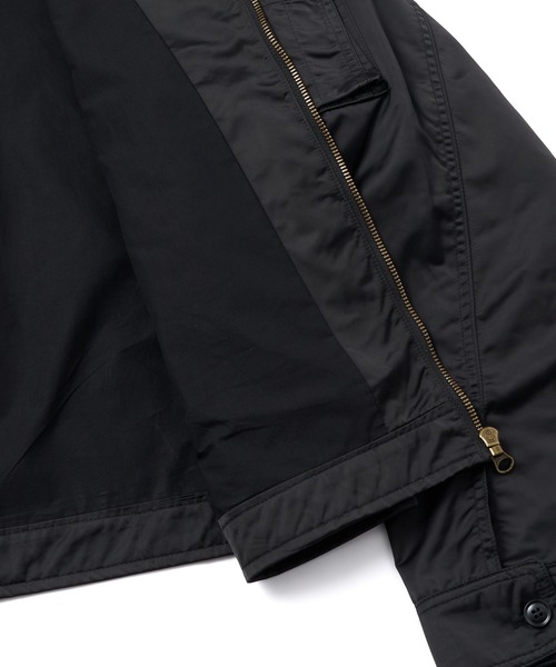 Noen(ノエン)の「ミリタリースイングトップジャケット(ミリタリージャケット・メンズ・ダークカーキ/ブラック・LARGE/MEDIUM)」の17枚目の写真