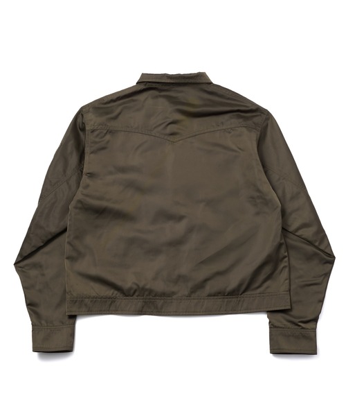 Noen(ノエン)の「ミリタリースイングトップジャケット(ミリタリージャケット・メンズ・ダークカーキ/ブラック・LARGE/MEDIUM)」の19枚目の写真