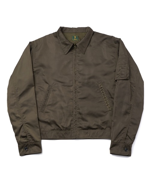 Noen(ノエン)の「ミリタリースイングトップジャケット(ミリタリージャケット・メンズ・ダークカーキ/ブラック・LARGE/MEDIUM)」の5枚目の写真