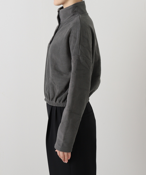 EDIT. FOR LULU（エディットフォールル）の「【SKIN for LULU】fleece top（Tシャツ/カットソー・レディース・ベージュ/チャコールグレー・FREE）」の15枚目の写真