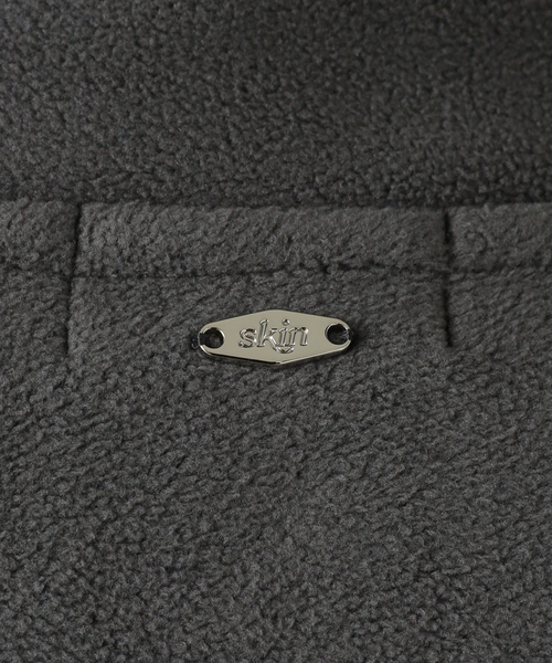 EDIT. FOR LULU（エディットフォールル）の「【SKIN for LULU】fleece top（Tシャツ/カットソー・レディース・ベージュ/チャコールグレー・FREE）」の20枚目の写真