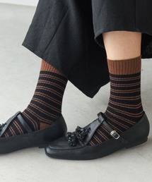 Libra Cue（リブラ キュー）の「マルチボーダーソックス（ソックス/靴下）」