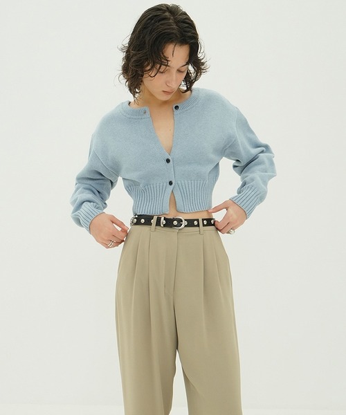 CLANE（クラネ）の「STUDDED BELT（ベルト・レディース・ブラック・F）」の2枚目の写真