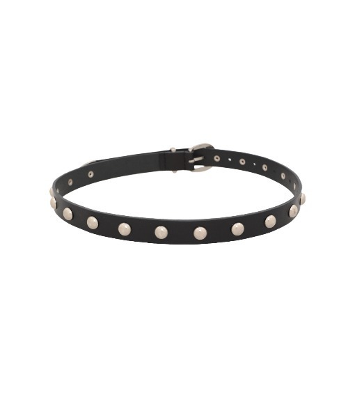 CLANE（クラネ）の「STUDDED BELT（ベルト・レディース・ブラック・F）」の5枚目の写真