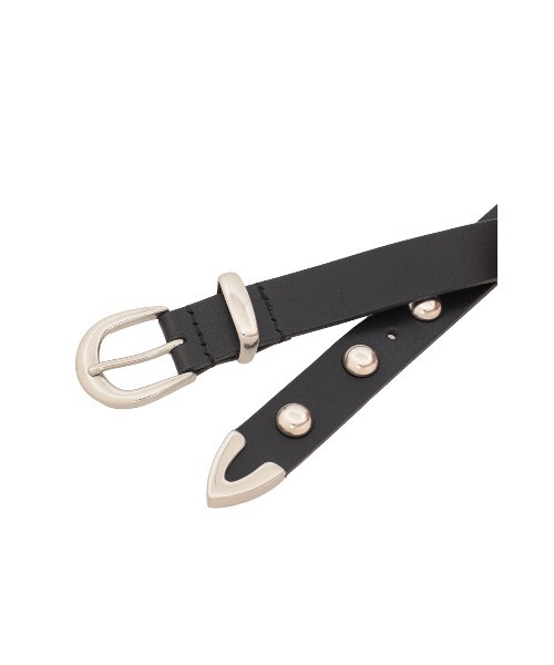 CLANE（クラネ）の「STUDDED BELT（ベルト・レディース・ブラック・F）」の8枚目の写真