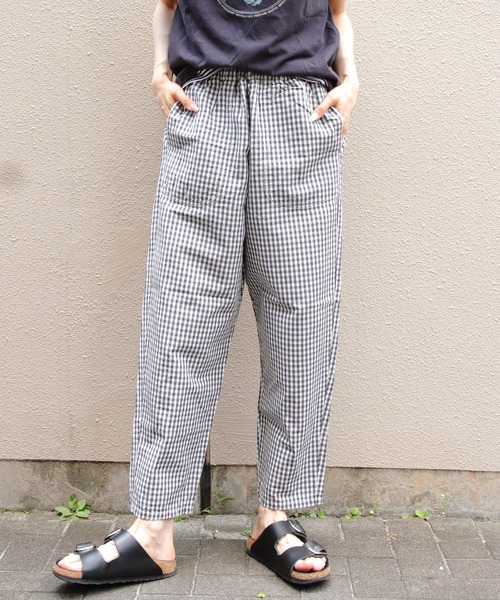 DANTON(ダントン)の「DANTON/ダントン コットンリネンイージーパンツ COTTON LINEN EASY PANTS JD-2540 WEL(その他パンツ・レディース・ナチュラル/ブラック/チャコールグレー・36)」の17枚目の写真