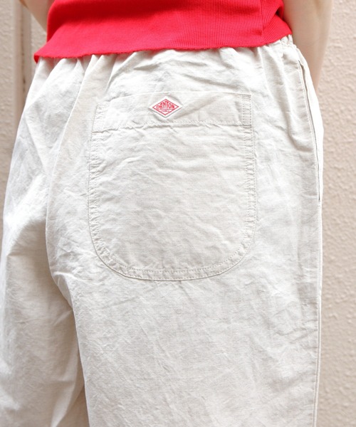 DANTON(ダントン)の「DANTON/ダントン コットンリネンイージーパンツ COTTON LINEN EASY PANTS JD-2540 WEL(その他パンツ・レディース・ナチュラル/ブラック/チャコールグレー・36)」の11枚目の写真