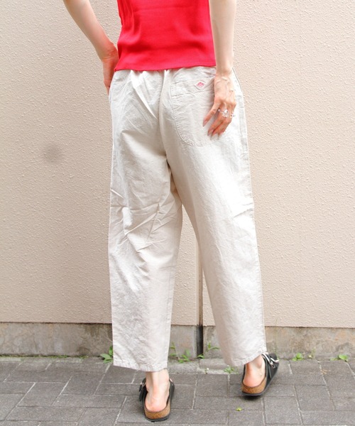 DANTON(ダントン)の「DANTON/ダントン コットンリネンイージーパンツ COTTON LINEN EASY PANTS JD-2540 WEL(その他パンツ・レディース・ナチュラル/ブラック/チャコールグレー・36)」の9枚目の写真