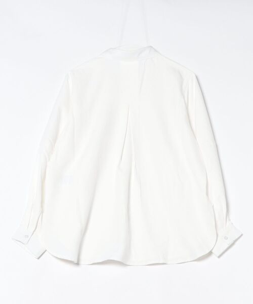 SWITCH BY ARCH(スイッチバイアーチ)の「《SWITCH by ARCH》Cocoon Volume Sleeve Peach Shirts(シャツ/ブラウス・レディース・チャコールグレー/オフホワイト・FREE)」の3枚目の写真