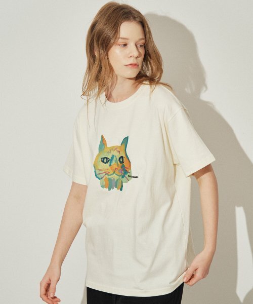 SARANAGI(サラナギ)の「SE07-ROOM THRED TSHIRT CREAM(Tシャツ/カットソー・レディース・その他・FREE)」の5枚目の写真