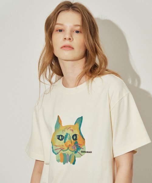 SARANAGI(サラナギ)の「SE07-ROOM THRED TSHIRT CREAM(Tシャツ/カットソー・レディース・その他・FREE)」の4枚目の写真