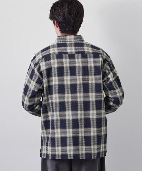 THE SHOP TK （ザ ショップ ティーケー ）の「先染めチェック長袖シャツ（シャツ/ブラウス・メンズ・ホワイト系4/ネイビー系1・02/03/04）」の8枚目の写真