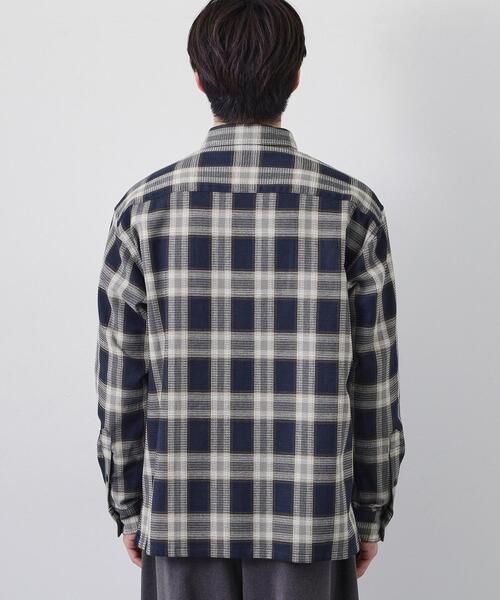 THE SHOP TK （ザ ショップ ティーケー ）の「先染めチェック長袖シャツ（シャツ/ブラウス・メンズ・ホワイト系4/ネイビー系1・02/03/04）」の13枚目の写真