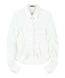 GRAILZ（グレイルズ）の「BLISSFUL SHIRRING SHIRTS [WHITE]（シャツ/ブラウス）」
