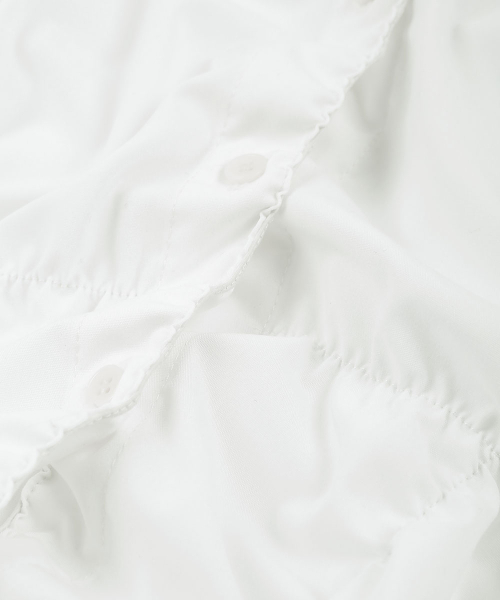 GRAILZ（グレイルズ）の「BLISSFUL SHIRRING SHIRTS [WHITE]（シャツ/ブラウス・レディース・その他・ONE SIZE）」の4枚目の写真