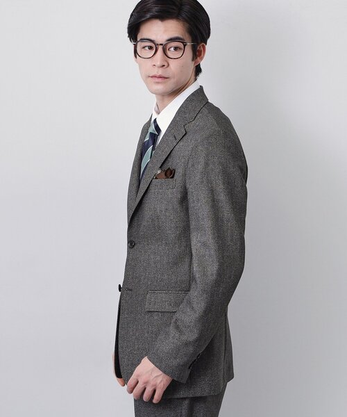 THE SHOP TK （ザ ショップ ティーケー ）の「【セットアップ可／洗濯機OK】AVANT AIR メッシュジャケット（テーラードジャケット・メンズ・ネイビー/ブラック/グレー・02/04/01/03）」の14枚目の写真