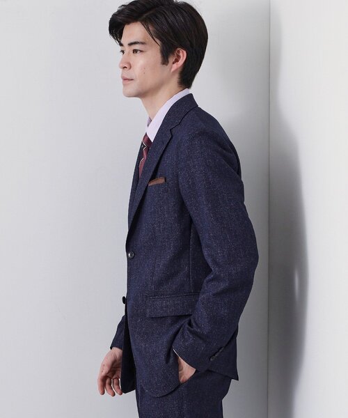 THE SHOP TK （ザ ショップ ティーケー ）の「【セットアップ可／洗濯機OK】AVANT AIR メッシュジャケット（テーラードジャケット・メンズ・ネイビー/ブラック/グレー・02/04/01/03）」の22枚目の写真