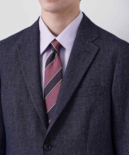 THE SHOP TK （ザ ショップ ティーケー ）の「【セットアップ可／洗濯機OK】AVANT AIR メッシュジャケット（テーラードジャケット・メンズ・ネイビー/ブラック/グレー・02/04/01/03）」の4枚目の写真