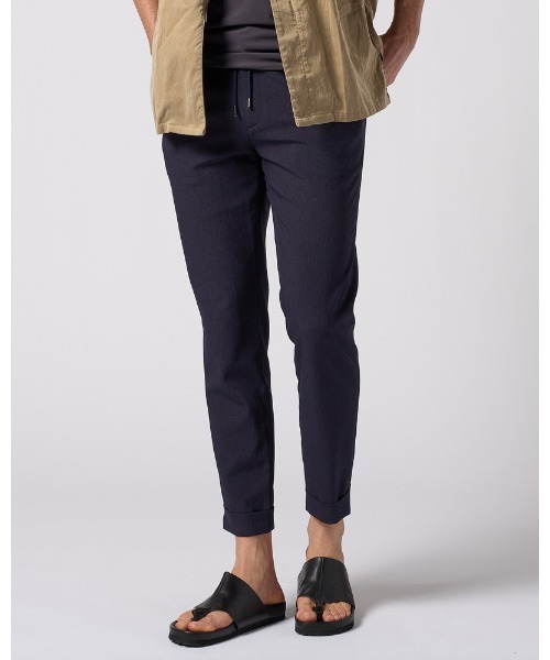 wjk(ダヴルジェイケイ)の「tuck slim slacks(スラックス・メンズ・ブラック/ネイビー・SMALL/MEDIUM/LARGE/X-LARGE)」の3枚目の写真