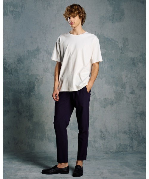 wjk(ダヴルジェイケイ)の「tuck slim slacks(スラックス・メンズ・ブラック/ネイビー・SMALL/MEDIUM/LARGE/X-LARGE)」の16枚目の写真