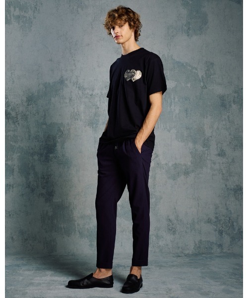 wjk(ダヴルジェイケイ)の「tuck slim slacks(スラックス・メンズ・ブラック/ネイビー・SMALL/MEDIUM/LARGE/X-LARGE)」の19枚目の写真