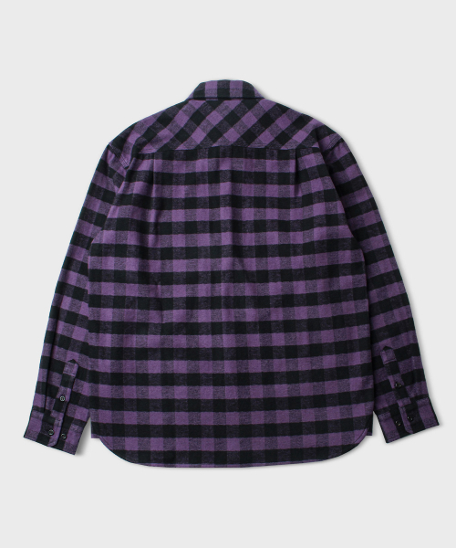 VDR（ブイディアール）の「CCC FLANNEL SHIRTS [Buffalo Purple]（シャツ/ブラウス・メンズ・その他・XL/M/L）」の6枚目の写真